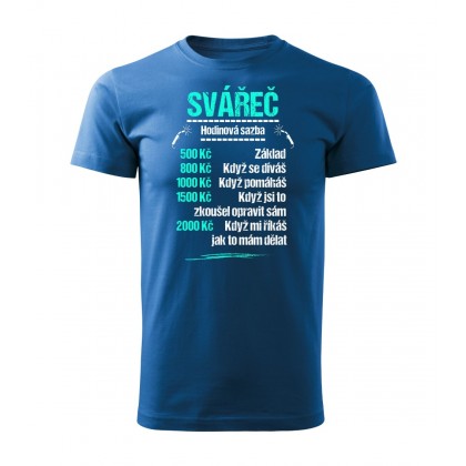 Tričko Svářeč - sazba